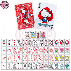 Baraja Hello Kitty - 50th Aniversario - Bicycle - Tienda de Productos Kawaii Kpop en LIMA - PERU