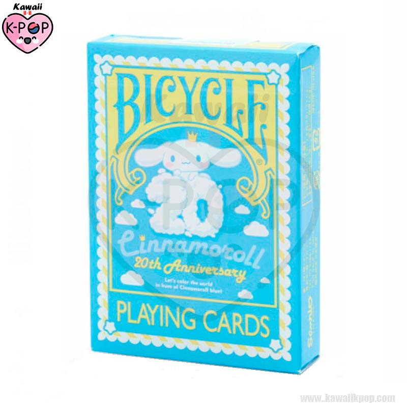 Baraja Cinnamoroll - 20th Aniversario - Bicycle - Tienda de Productos Kawaii Kpop en LIMA - PERU