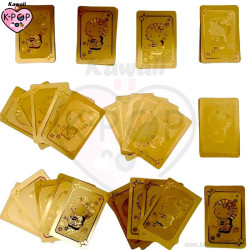 Baraja Hello Kitty Dorada - Sanrio - Tienda de Productos Kawaii Kpop en LIMA - PERU