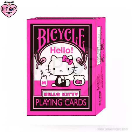 Baraja Hello Kitty - Bicycle - Tienda de Productos Kawaii Kpop en LIMA - PERU