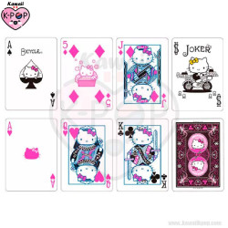 Baraja Hello Kitty - Bicycle - Tienda de Productos Kawaii Kpop en LIMA - PERU